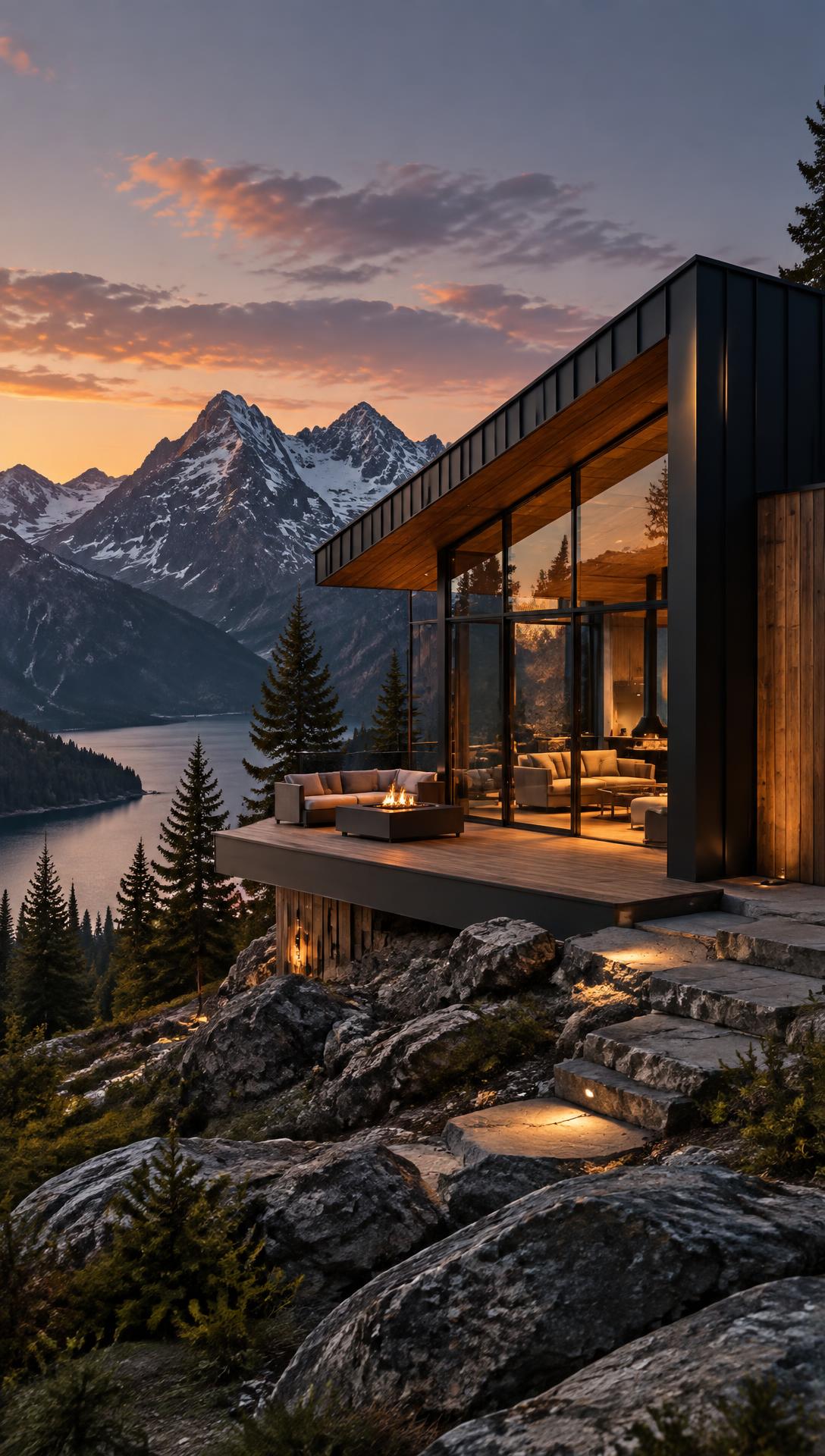 Mountain Retreat architectural demonstration